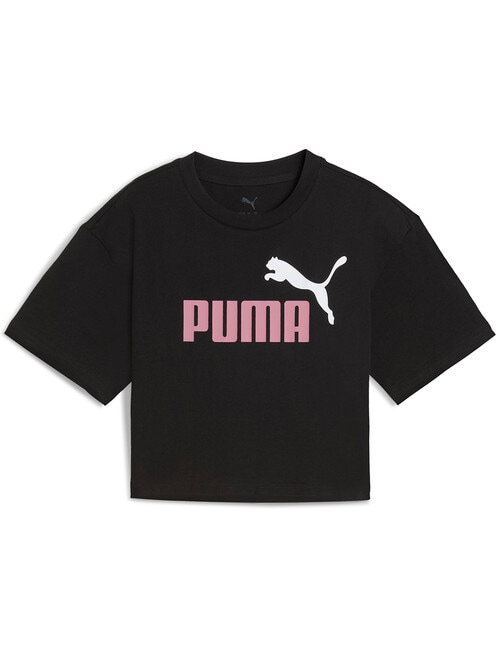 Puma Essentials 2 Colour No.1 Logo Short Length Tee, Black product photo