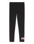 Puma Essentials 2 Color No. 1 Logo Leggings, Black product photo