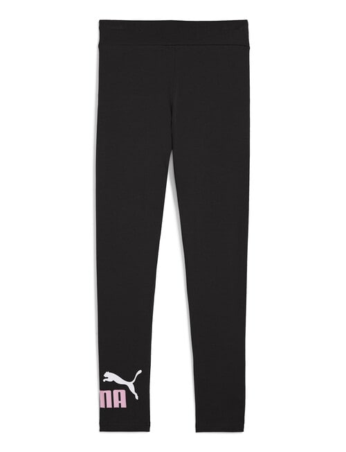 Puma Essentials 2 Color No. 1 Logo Leggings, Black product photo View 02 L