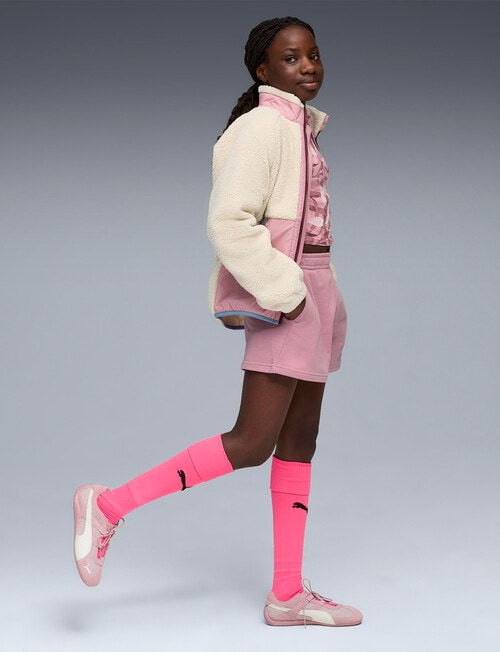 Puma Essentails Small No. 1 Logo Shorts, Poised Pink product photo View 05 L