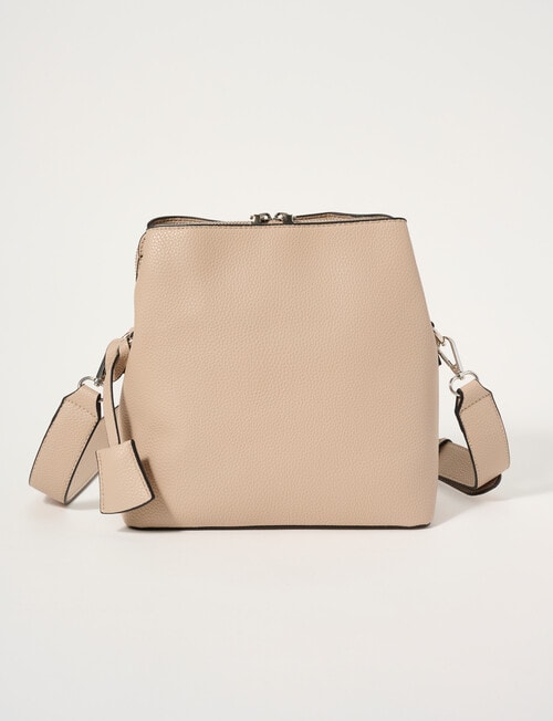 Boston + Bailey Evelyn Crossbody Bag, Taupe product photo View 02 L