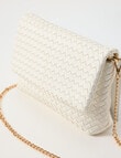 Whistle Accessories Weave Crossbody Bag, Cream product photo View 03 S