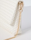 Whistle Accessories Weave Crossbody Bag, Cream product photo View 04 S