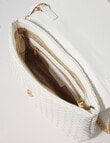 Whistle Accessories Weave Crossbody Bag, Cream product photo View 05 S