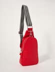 Zest Weave Sling Bag, Cherry product photo