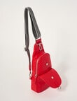 Zest Weave Sling Bag, Cherry product photo View 03 S