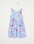 Mac & Ellie Fruits Tie Shoulder Knit Dress, Cornflower product photo