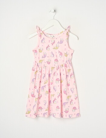 Mac & Ellie Purmaids Tie Shoulder Knit Dress, Blush product photo