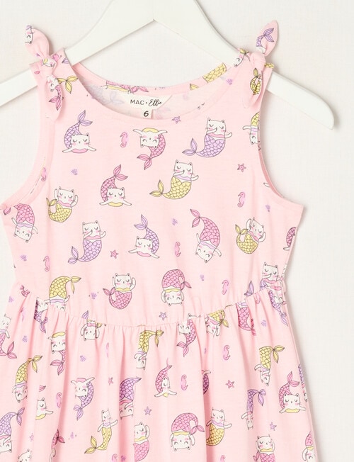 Mac & Ellie Purmaids Tie Shoulder Knit Dress, Blush product photo View 02 L