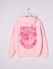 Switch Vacation Club Oversized Hoodie, Soft Pink product photo View 02 S