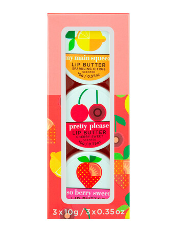 Vanilla Sugar Superfruits Lip Butter Trio product photo