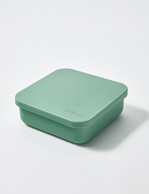 Smash Silicone Sandwich Box Green, 600ml product photo