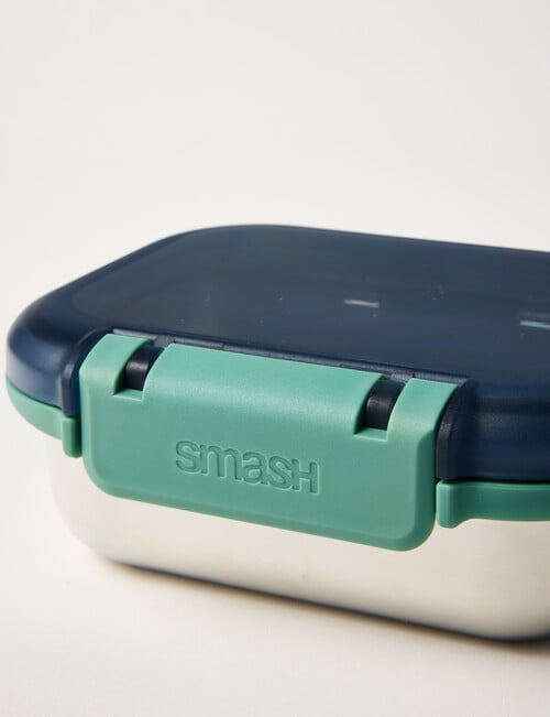 Smash Hinged Box, Grey & Green, 550ml product photo View 03 L