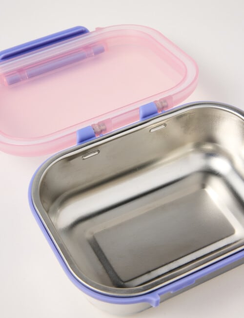 Smash Hinged Box, Pink & Purple, 550ml product photo View 02 L