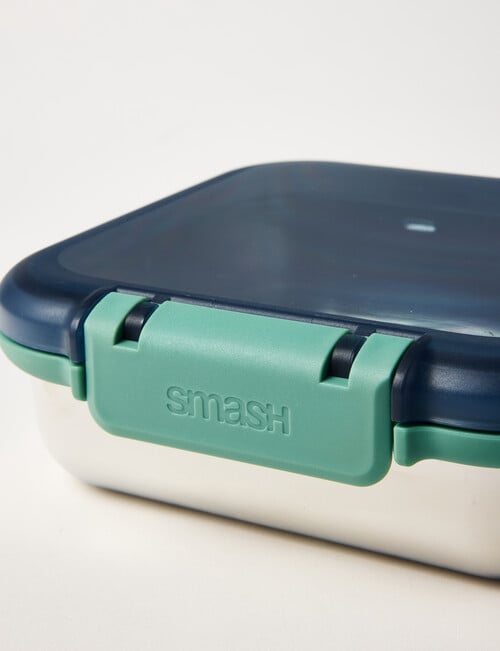 Smash Hinged Box, Grey & Green, 900ml product photo View 03 L