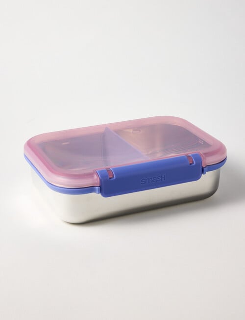 Smash Hinged Box, Pink & Purple, 1800ml product photo