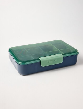 Smash Lunch Box Bite Box, Blue & Green product photo