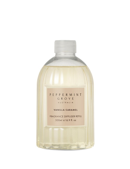 Peppermint Grove Diffuser Refill, 500ml, Vanilla Caramel product photo