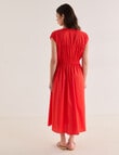 Mineral Gali Cotton Tie Front Dress, Red product photo View 02 S