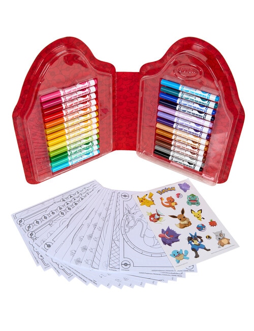 Crayola Color & Sticker Kit, Pokemon product photo View 02 L