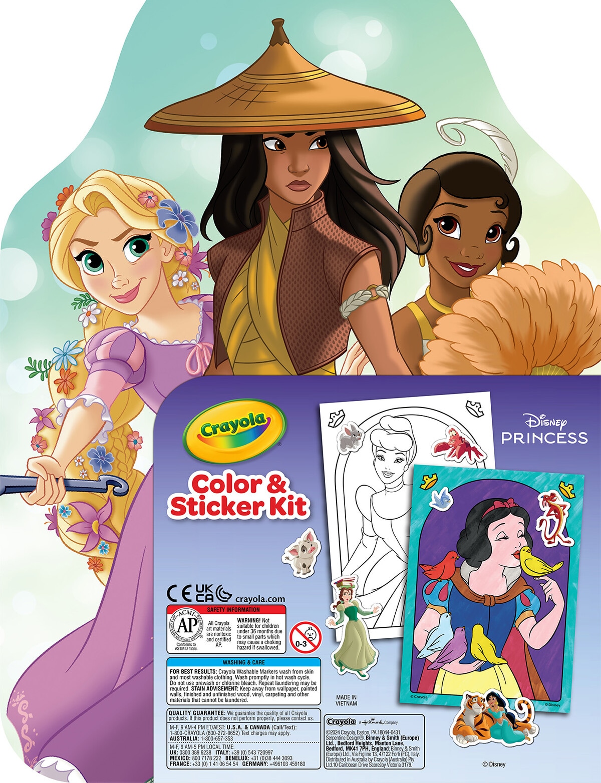 Crayola Color & Sticker Kit, Disney Princess - Arts & Crafts