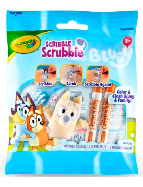 Crayola Scribble Scrubbies, Bluey product photo View 02 L