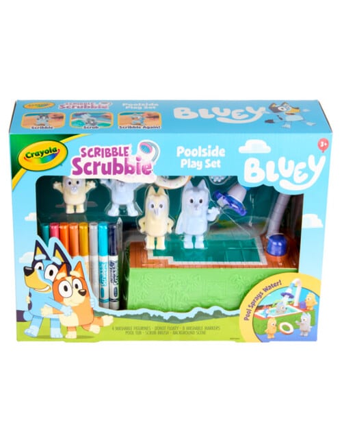 Crayola Scribble Scrubbies, Bluey Playset product photo
