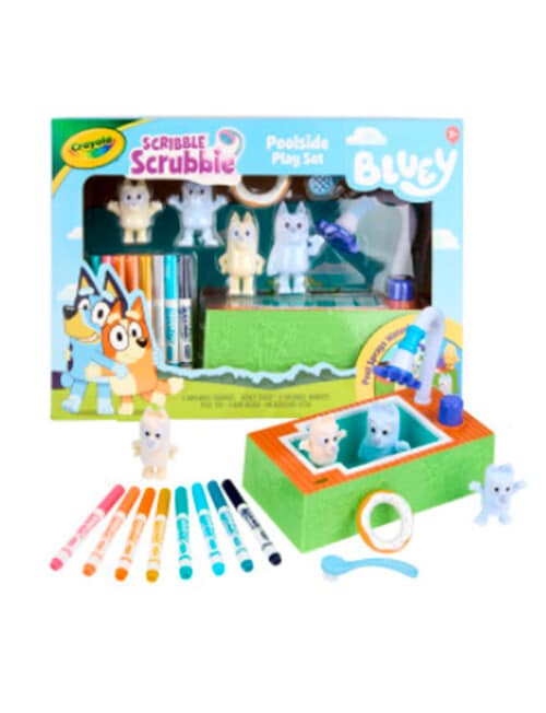 Crayola Scribble Scrubbies, Bluey Playset product photo View 02 L