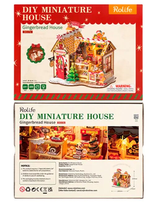 DIY Kits Rolife Gingerbread House product photo View 03 L