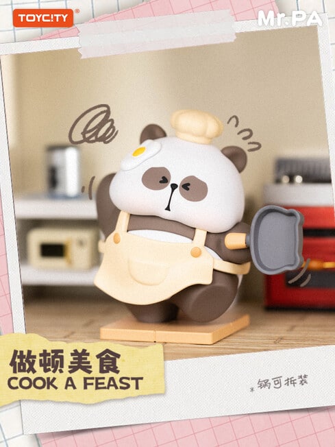 TOYCITY Mr.Pa No Work Today Figures Blind Box, Assorted product photo