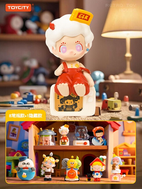 TOYCITY Retro Toy House Figures Blind Box, Assorted product photo View 10 L