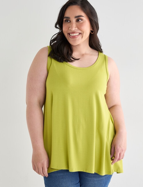 Bodycode Curve Swing Tank Top, Citronella product photo