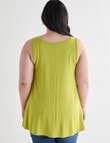 Bodycode Curve Swing Tank Top, Citronella product photo View 02 S