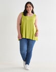 Bodycode Curve Swing Tank Top, Citronella product photo View 03 S