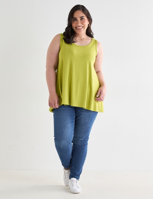 Bodycode Curve Swing Tank Top, Citronella product photo View 03 L