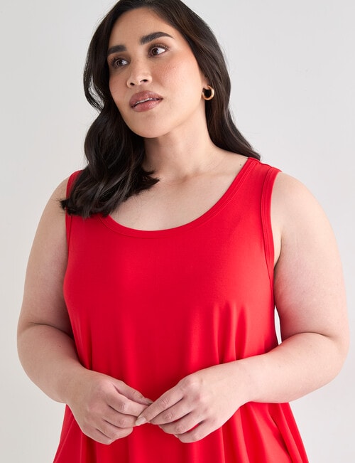 Bodycode Curve Swing Tank Top, Fiery Red product photo