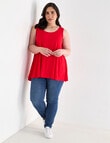 Bodycode Curve Swing Tank Top, Fiery Red product photo View 03 S