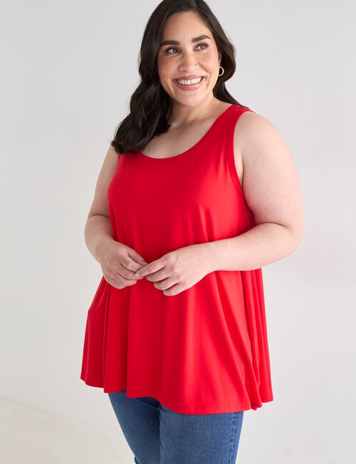 Bodycode Curve Swing Tank Top, Fiery Red product photo View 05 L