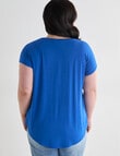 Bodycode Curve Boxy Tee, Gentle Blue product photo View 02 S
