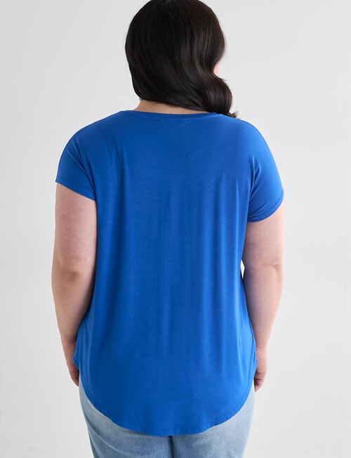 Bodycode Curve Boxy Tee, Gentle Blue product photo View 02 L