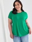 Bodycode Curve Boxy Tee, Amazon Green product photo