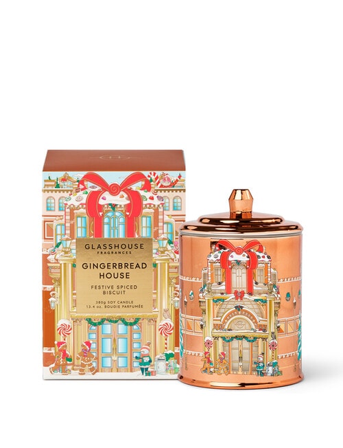 Glasshouse Fragrances Gingerbread House Candle, 380g product photo