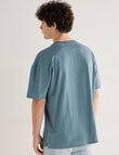 Tarnish Eli Oversized Tee, Vintage Green product photo View 02 S