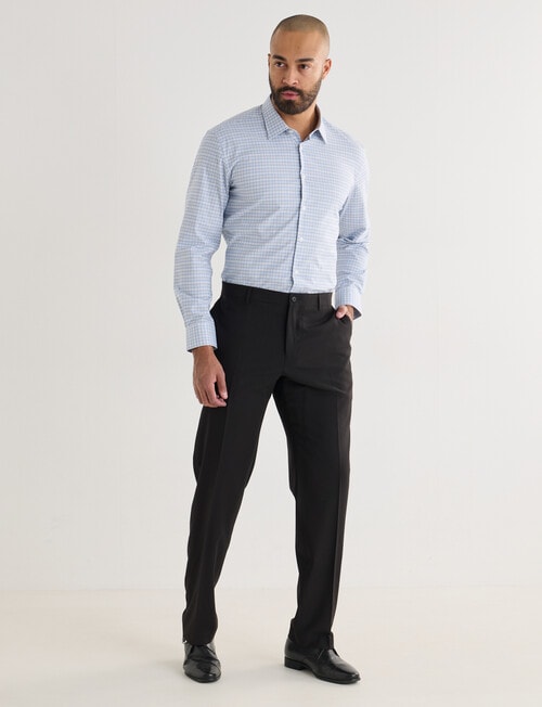 Laidlaw + Leeds Stretch Long Sleeve Shirt, Light Blue product photo View 03 L