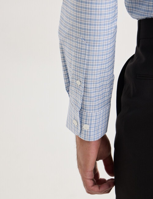 Laidlaw + Leeds Stretch Long Sleeve Shirt, Light Blue product photo View 06 L