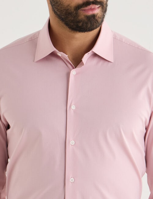 Laidlaw + Leeds Stretch Long Sleeve Shirt, Pink product photo View 04 L