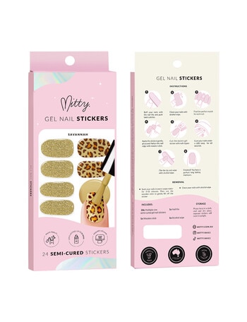 Mitty Gel Nail Stickers, Savannah product photo