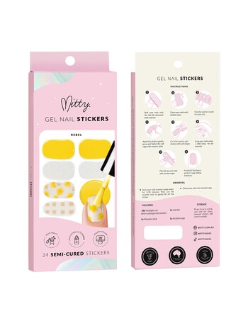 Mitty Gel Nail Stickers, Rebel product photo