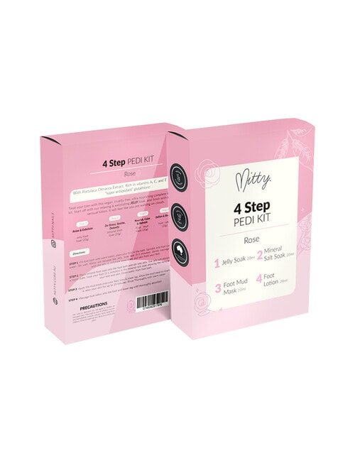 Mitty 4-Step Pedi Kit Rose product photo