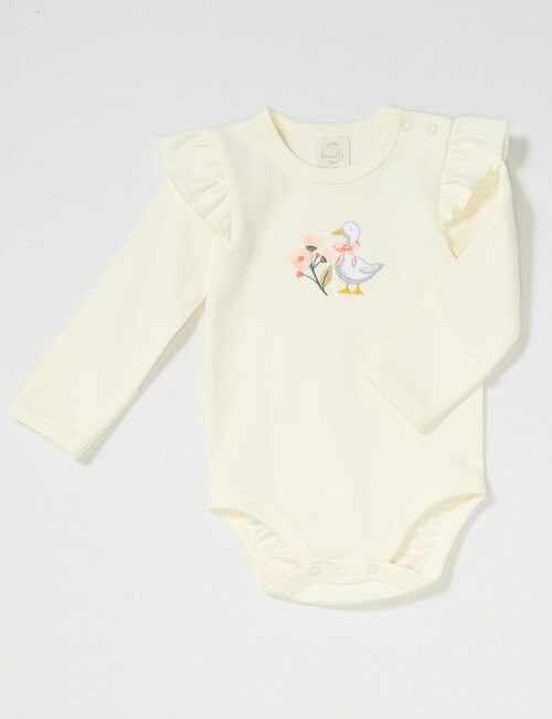 Little Bundle Little Goose Gift Clothing Set, 3-Piece, White & Pink product photo View 03 L